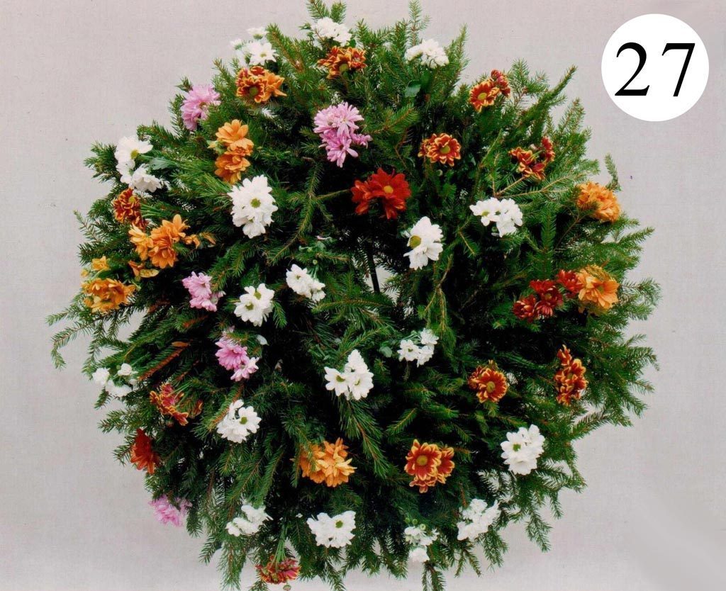 Věnec živý — vzor 27
